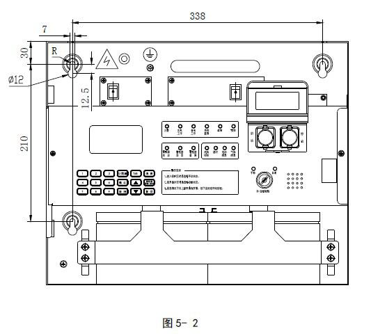GST-QKP01江南足球意甲直播
控制器/火灾报警控制器安装示意图